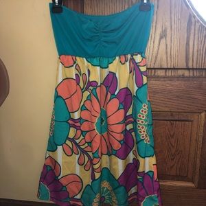 NWOT Judith March Strapless Dress